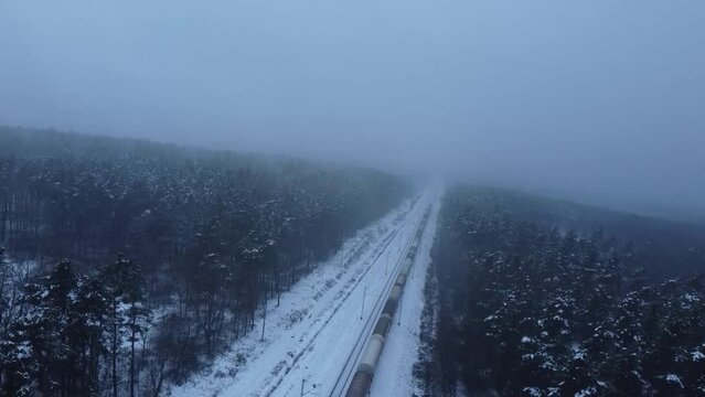Pociąg w trasie