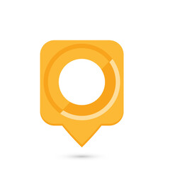 Map point icon design. Vector illustration.