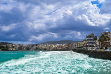 Fototapeta premium Koum Kapi Strand, Chania, Kreta (Griechenland)