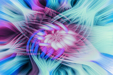 Geometrische Strudel abstrakte Spiralen whirlpool zyklon bunt mi glitzernde Partikelkreiseffekte und Vektorfunkelnde Lichtwirbeln