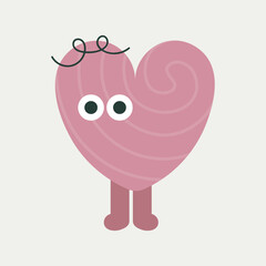 Cartoon character, abstract personage, mascot design, funny avatar, cute icon