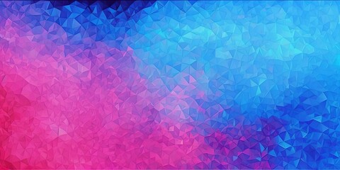 Blue to purple and pink gradient abstract background with grain, generative ai