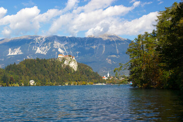 Bled Lake in Slovenia