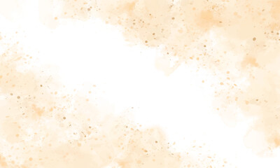 Abstract orange pastel watercolor background stock illustration