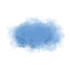 Blue background of stain splash watercolor stock illustration