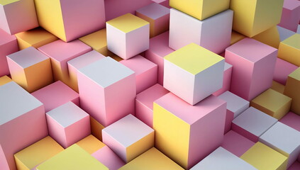 Obraz premium abstract colorful cubes background