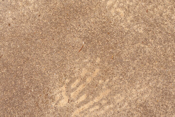 Brown wall background with dust
