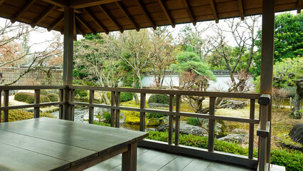 gazebo in the garden