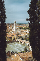 Verona Italy City Street River Landscape