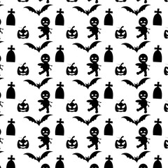 patrón de halloween