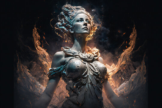 Ancient roman greek god - Roman culture - Generative AI