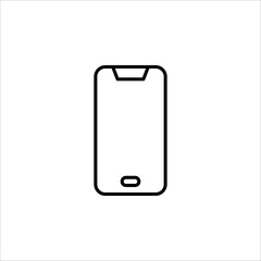 smartphone icon. mobile phone icon vector illustration on white background