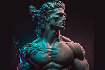 Ancient roman greek god - Roman culture - Generative AI