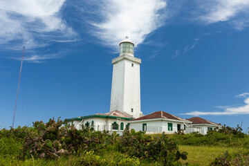 Farol de Santa Marta - Laguna - SC. Scenic landscape of Cape Santa Marta village in Laguna - Santa...