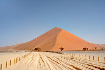 Namib Desert Dunes around Sossusvlei, HDR Image