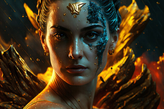 Ancient roman greek god - Roman culture - Generative AI