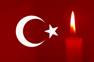 Turkey Earthquake, February 6, 2023. Mournful banner. The Epicenter of the earthquake in Turkey....