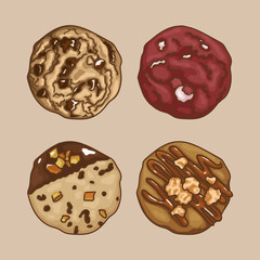 A collection of cookies with the flavor of your mood.