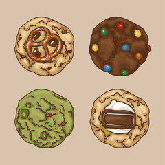 A collection of cookies with the flavor of your mood.