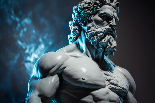 Ancient roman greek god - Roman culture - Generative AI