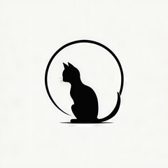 logo black cat 