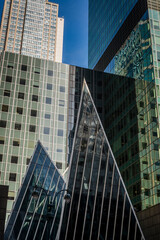 Skyscrapers on East 42nd street, Midtown Manhattan, New York City, USA