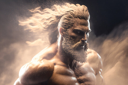 Ancient roman greek god - Roman culture - Generative AI