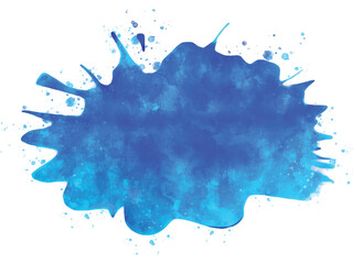 Vector of blue watercolor splash.