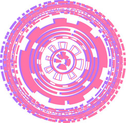 hud element futuristic technology decoration