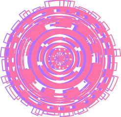 hud element futuristic technology decoration