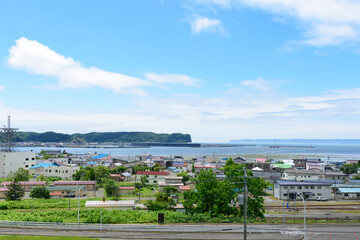 Fototapeta na wymiar 北海道　東部　初夏の厚岸町 