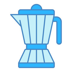Ground coffee maker  - icon, illustration on white background, similar style