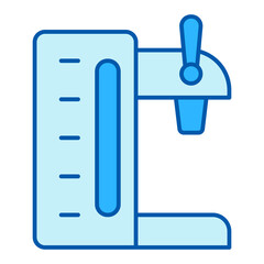 Electric espresso coffee machine  - icon, illustration on white background, similar style