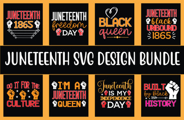 Juneteenth svg design bundle