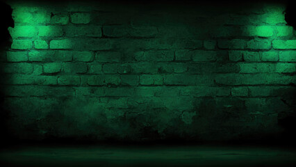 Green Misty Stone created with Generative AI Technology, ai, generative