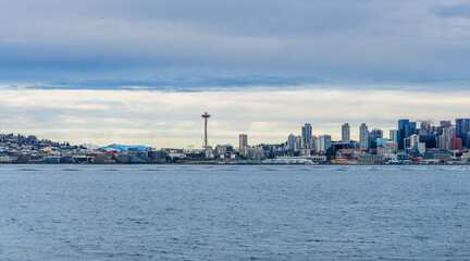 Fototapeta na wymiar Overcast Seattle Skyline 2