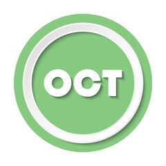 Bullet with October month.