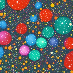 A Whimsical Polka Dot Texture Design2, Generative AI