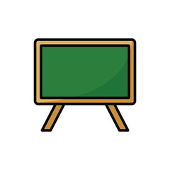 blackboard icon vector design template in white background