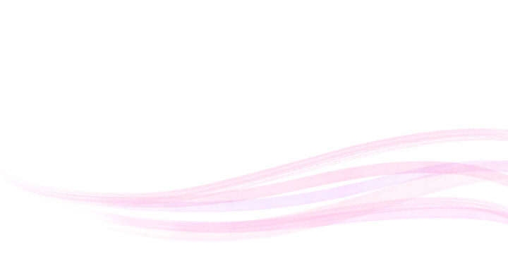 明るいピンクとパープルのラインで描いた水彩フレーム2