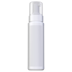 Realistic Dry Shampoo Foam 3D bottle rendering on white background