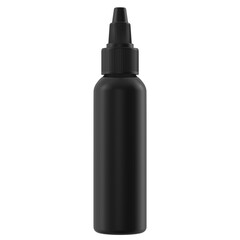 Realistic 3D vape bottle rendering mockup on white background