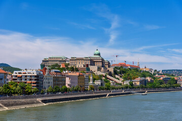 Deli Rondella, Medieval fortifications of Buda Castle (Royal Castle) on Castle Hill. Budapest Royal Palace.