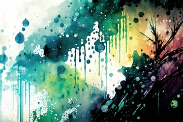 abstract rain background