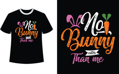 Obraz premium Lettering Easter Day T-shirt Design Template