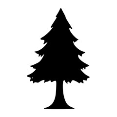 christmas tree isolated on white