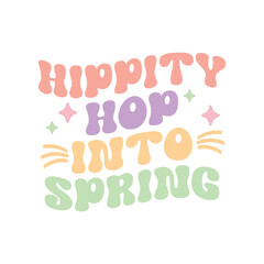 Fototapeta premium Hippity Hop Into Spring