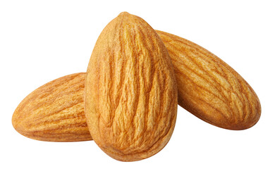 Delicious almonds cut out
