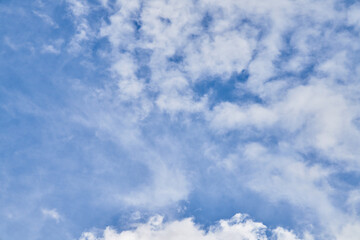 Fototapeta premium Beatiful blue sky with clouds on a sunny day