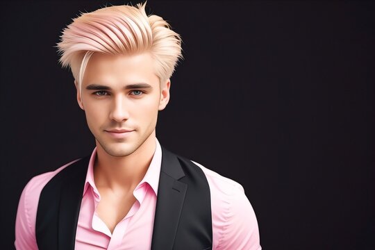 Pink Hair Man Images – Browse 91,969 Stock Photos, Vectors, and
